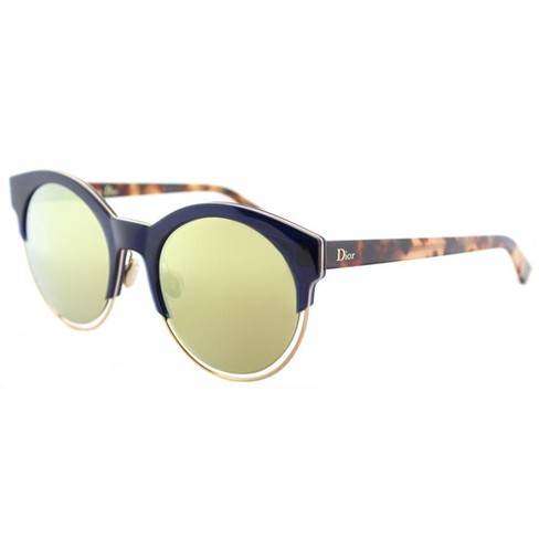 Off-White Pre-owned Women's Synthetic Fibers Sunglasses - Navy - One Size