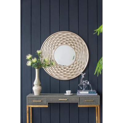 VYNXARIA 31.3*2" Round Mirror, Wall Mounted Mirror Home Decor for Bathroom Living Room