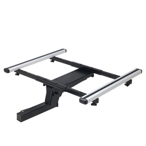 TOOENJOY Multifunctional Hitch Rack Platform, Folding Hitch Cargo Carrier, Suitable for Bike Racks, Cargo Baskets and Boxes, 200 LBS Capacity - 1 of 4