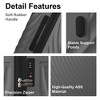 3-Piece ABS Hardshell Luggage Set, Suitcases with Spinner Wheels and TSA Lock (20", 24", 28"), Grey - 2 of 4