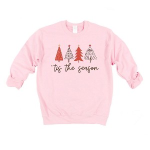Simply Sage Market Women's Graphic Sweatshirt Tis The Season Trees - 1 of 2