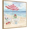 Amanti Art 30"x30" Christmas at The Cape VI by Cynthia Coulter Framed Canvas Wall Art Print - 2 of 4