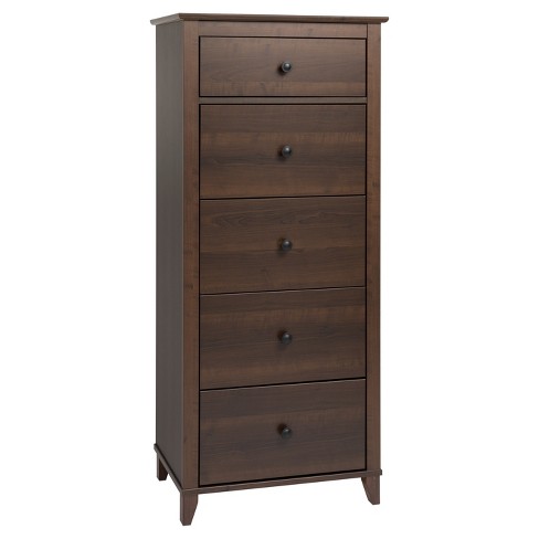 Fremont 5 Drawer Chest Of Drawers Brown - Prepac : Target