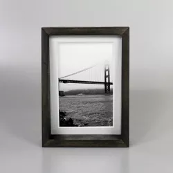 5.5" x 7.5" Matted to 4" x 6" Table Frame Black - Project 62™