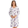 Collections Etc Long Sleeve Flannel Nightgown - 2 of 4