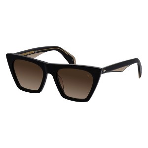 Rag & Bone RNB 1025/S 0WM Womens Cat Eye Sunglasses Beige 51mm - 1 of 3