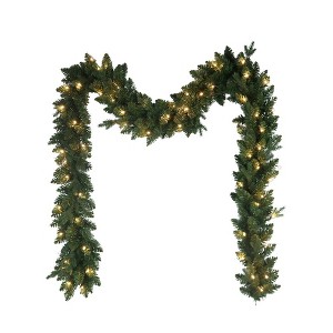 Kurt Adler Kurt Adler 9-Foot Pre-Lit Warm White LED Jackson Pine Garland - 1 of 1