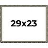 PosterPalooza | 29x23 Wood Antique Frame with UV Acrylic, 4 Finishes: Bronze, Gold, Silver, and Black - 2 of 4