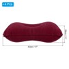 Unique Bargains Hiking Travel Ultralight Flocked Inflatable Camping Pillows 4 Pcs 17" x 11" - 2 of 4