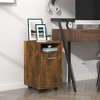 CLIHOME Filing File Cabinet for Home Office, Small Rolling File Cabinet, Printer Stand, Hanging File Folders - 2 of 4