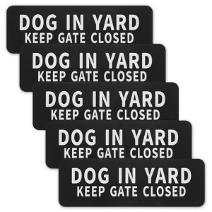 Unique Bargains Acrylic Safety Durable Indoor Outdoor Dog in Yard Signs 3x9 Inch - 1 of 4