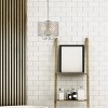 Elegant Lighting Elise 14 inch pendant in chrome - 2 of 4