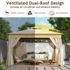 YOOCOZZ 10x12 Patio Gazebo Tent with Double Roofs - 4 of 4