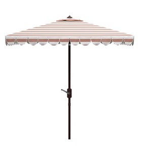 Vienna 7.5 Ft Square Crank Umbrella - PAT8411 - Safavieh - 1 of 3