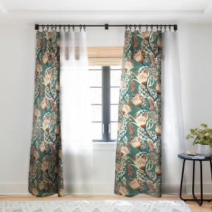 Holli Zollinger Zarah Butterfly 50" x 84" Single Panel Sheer Window Curtain - Deny Designs - 1 of 4