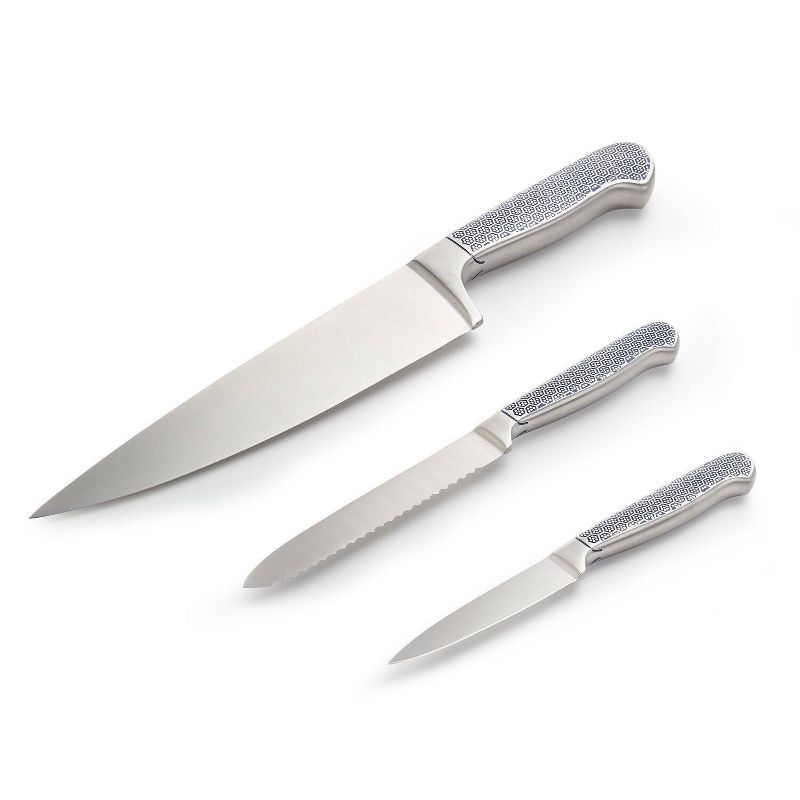 Farberware 3pc Chef Knife Set Blue/Silver, 2 of 8