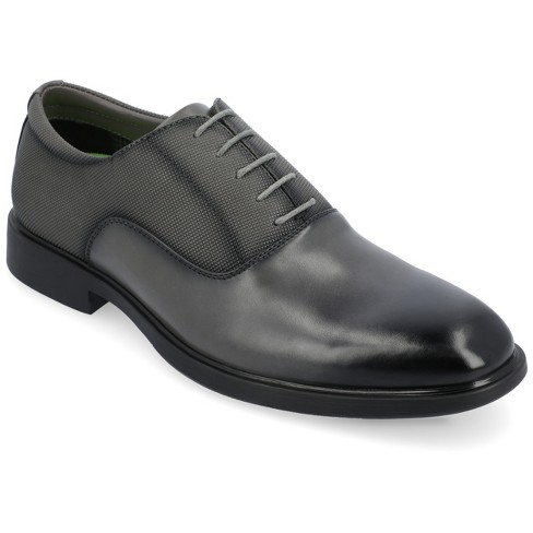 Vance Co. Vincent Plain Toe Oxford Grey 10 : Target