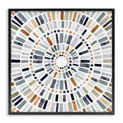 Stupell Industries Abstract Rustic Mosaic Circle, 12" x 12"