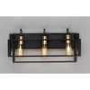 Maxim Lighting Liner 3 - Light Wall Light in  Black/Satin Brass - 2 of 3