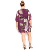 Women's Plus Size Jillian Dress - purple | CITY CHIC - 3 of 4