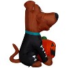 Gemmy Airblown Inflatable SCOOB w/Pumpkin Scene WB, 4 ft Tall, Multicolored - 4 of 4