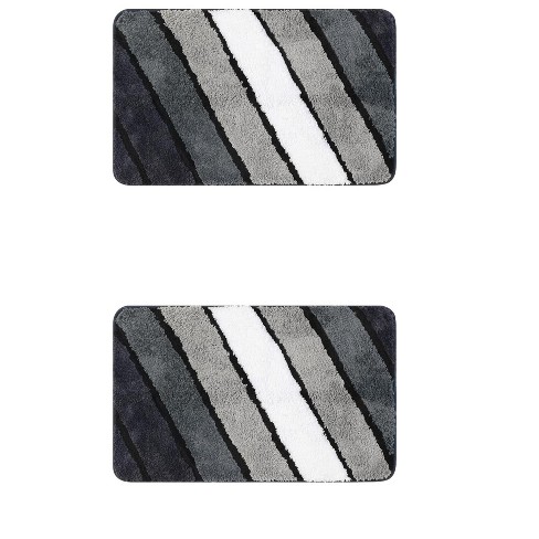 Unique Bargains Ultra Water Absorbent Non-slip Quick Dry Bathroom Floor ...