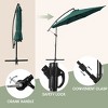 WestinTrends 10 Ft Outdoor Patio Cantilever Offset Umbrella - 3 of 4