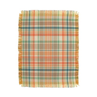 Sheila Wenzel-Ganny Pastel Country Plaids 56"x46" Woven Throw Blanket - Deny Designs