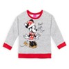 Disney Minnie Mouse Christmas, Girls Fleece Sweatshirt and Leggings Outfit Set Little Kid to Big Kid - 2 of 4