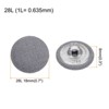 Unique Bargains Round Metal Sewing Cloth Covered Button 10 Pcs - 2 of 4