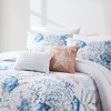 Lush Décor Oceana Watercolor Sea Life Quilts Blue - 2 of 4