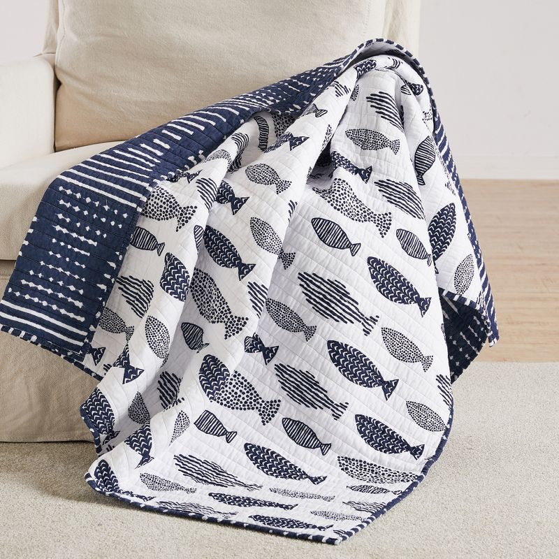 Bakio Throw - One Quilted Throw - Levtex Home, 1 of 4