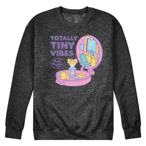 Men's - Polly Pocket - Totally Tiny Vibes Graphic Fleece Sweatshirt - 1 of 4