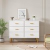 Whizmax 6-Drawer Chest of Drawers for Bedroom, Wooden Bedroom Drawer Dresser with 6 Storage Drawers, for Bedroom, Living Room and Entryway - 2 of 4