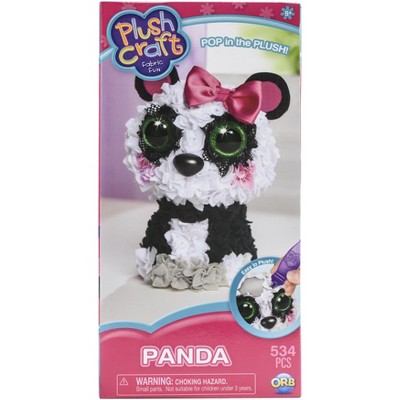 Plushcraft Fabric Fun 3d Kit-Panda