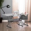 Sew Ready Eclipse Ultra Sewing Station Gray/White: Craft Table, Fabric Storage, Adjustable Platform - 2 of 4