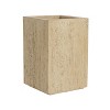 Okak Wooden Planter Box Multi Sizes, Contemporary Cube-Shaped Planter for Patio and Garden - 3 of 4