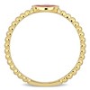 EVERLY JEWELRY | 14K Yellow Gold Pink and White  Evil Eye Ring - 4 of 4