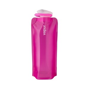 Vapur Anti-Bottle Collapsible Wide Mouth Water Bottle 23 oz. Magenta (30050) - 1 of 4