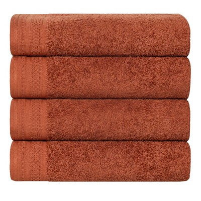 Honeycomb Waffle Border Cotton Medium Weight Towel Set by Blue Nile Mills