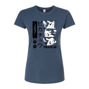 Women's - Pokémon - Pikachu Manga Panels Fitted Graphic T-Shirt - 1 of 3
