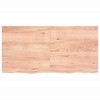 vidaXL Bathroom Countertop Light Brown 47.2 in.x23.6 in.x(0.8 in.-1.6 in.) Treated Solid Wood - 3 of 4