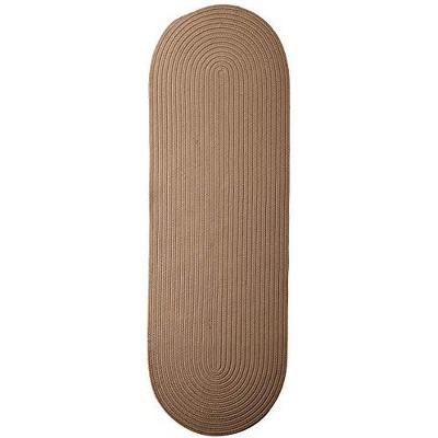 Colonial Mills Boca Raton - Cashew 2 Ft x9 Ft Runner (Oval) Rug Indoor/Outdoor 100% Polypropylene