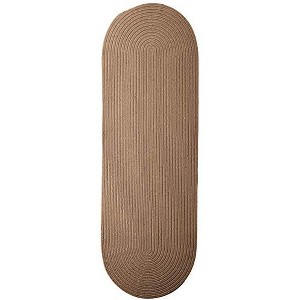 Colonial Mills Boca Raton - Cashew 2 Ft x7 Ft Runner (Oval) Rug Indoor/Outdoor 100% Polypropylene - 1 of 4