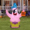 Gemmy Airblown Inflatable Patrick in Pirate Costume holding Trick Sack Nick, 3.5 ft Tall, Multi - 2 of 4