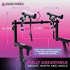 Liquid Stands 2 Tier Keyboard Stand Attachment - Adjustable Electric Digital Piano Stand for 54-88 Key Music Keyboards - Double Stand Extender - image 3 of 4