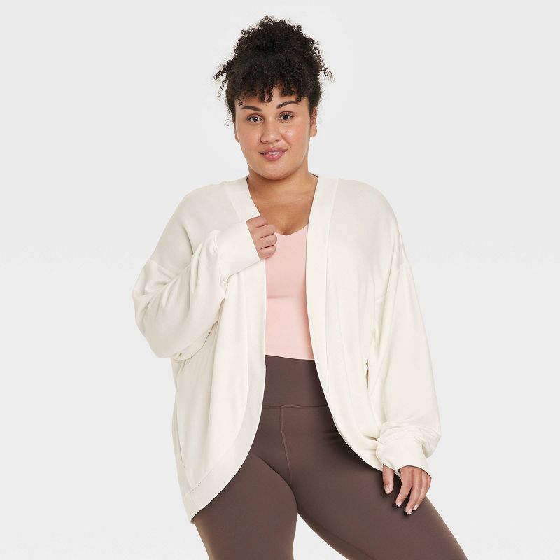 Women's French Terry Cardigan - All In Motion™, 1 of 9
