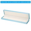 Unique Bargains Velvet Inside Soft Touch Rectangle Jewelry Box - 3 of 4