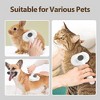 Prime Pets Cat Self Cleaning Slicker Brush, Shedding Brush for Pets Dog Kitten Bunny with Flea Comb and Storage Box - 3 of 4