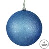 Vickerman Periwinkle Ball Ornament - 3 of 4